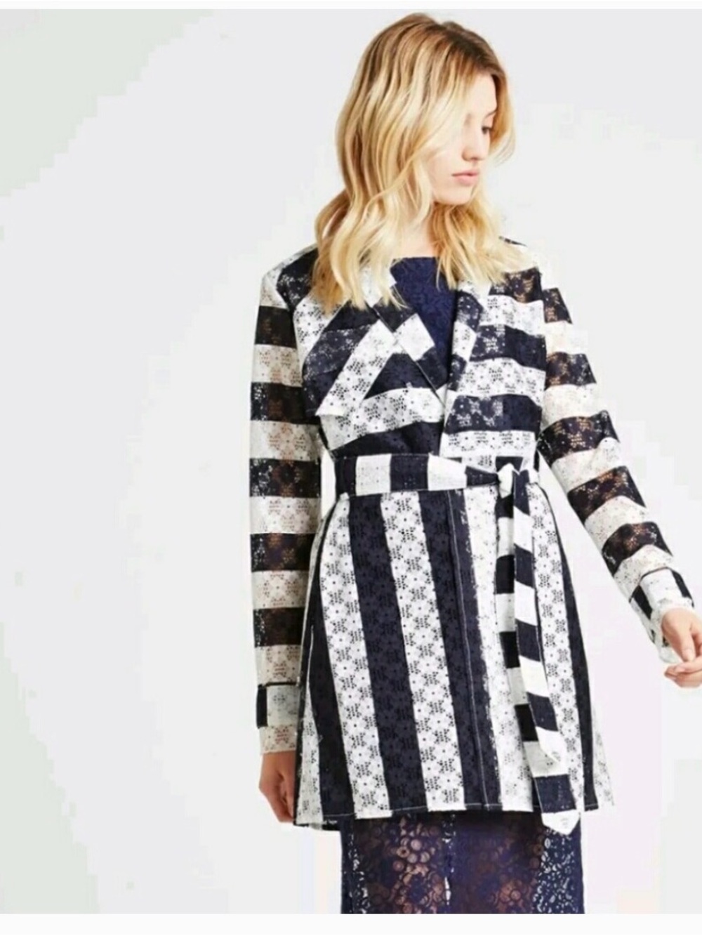 BCBG Lace Trench #Easter
